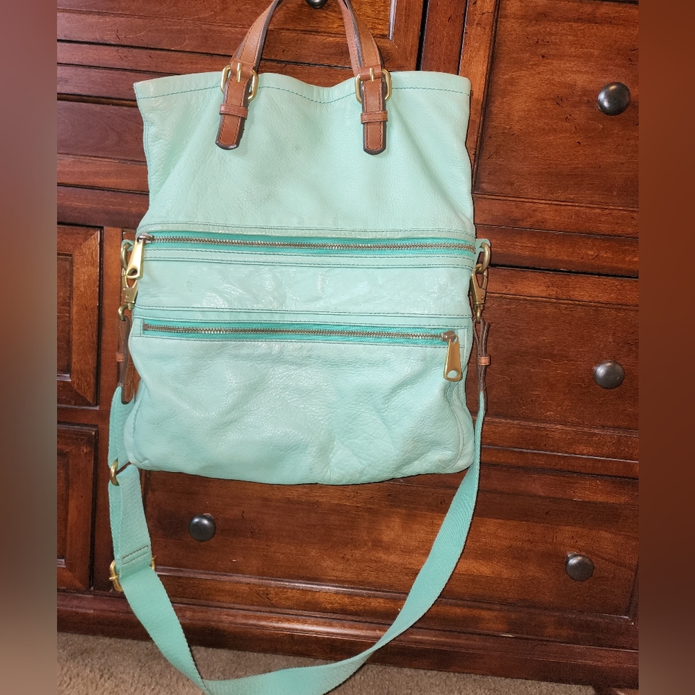 Fossil Seafoam Bag